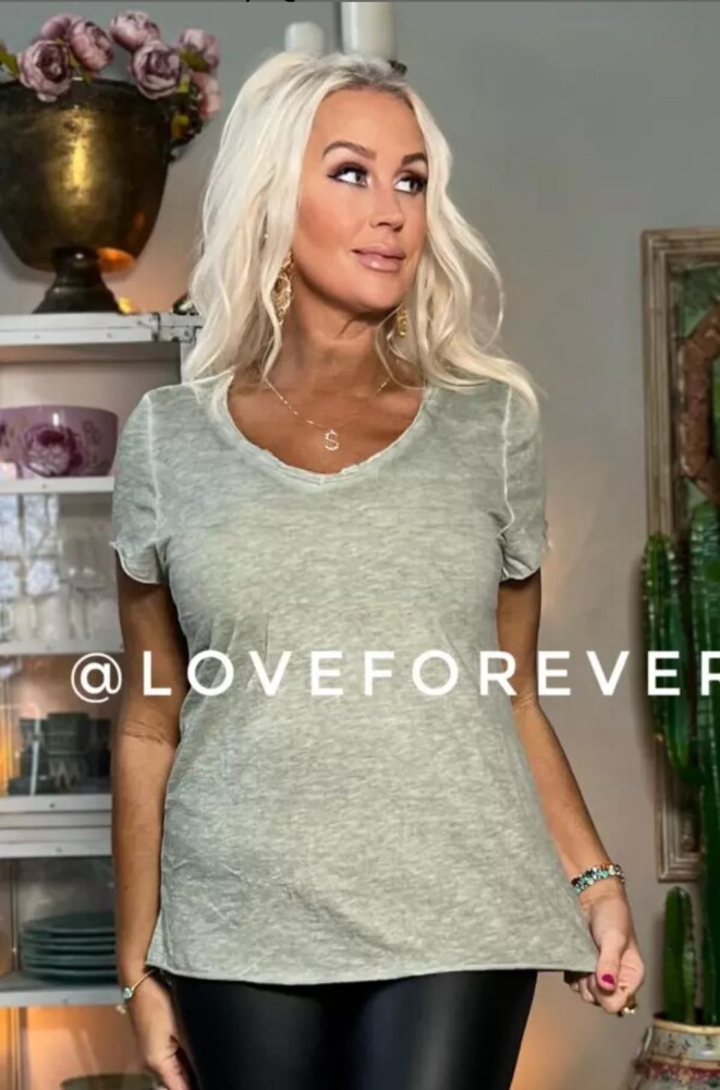 Love Forever Boom T-shirt Khaki